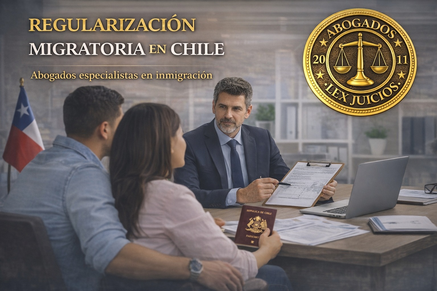 Imagen de asesoría legal a extranjero para trámites de visa o nacionalización en Chile