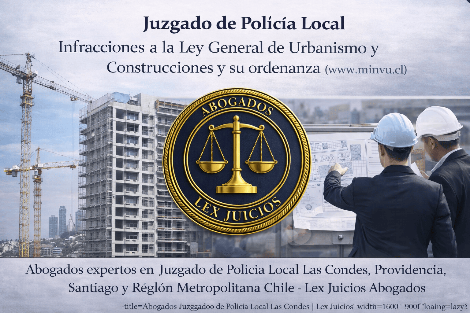 abogados-juzgado-policia-local-urbanismo-construcciones-lex-juicios.jpg Juzgado de Policía Local<br />
Infracciones a la Ley General de Urbanismo y Construcciones y su ordenanza (www.minvu.cl<br />
)